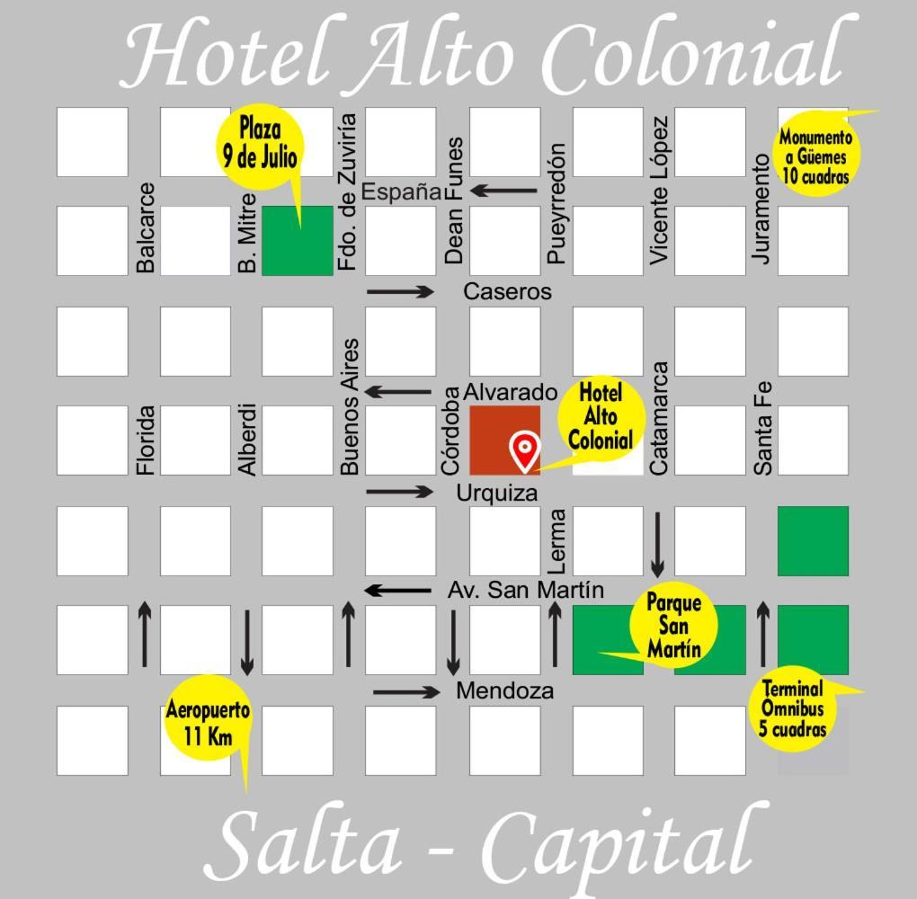 فندق Alto Colonial سالتا المظهر الخارجي الصورة